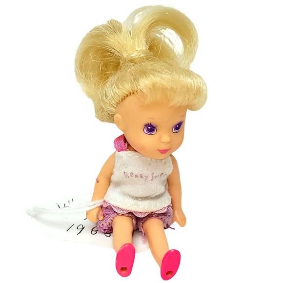 4" Vintage 1988 Kenner Wish World Kids Trisha Doll from Dream Queen Mirror - Picture 5 of 8